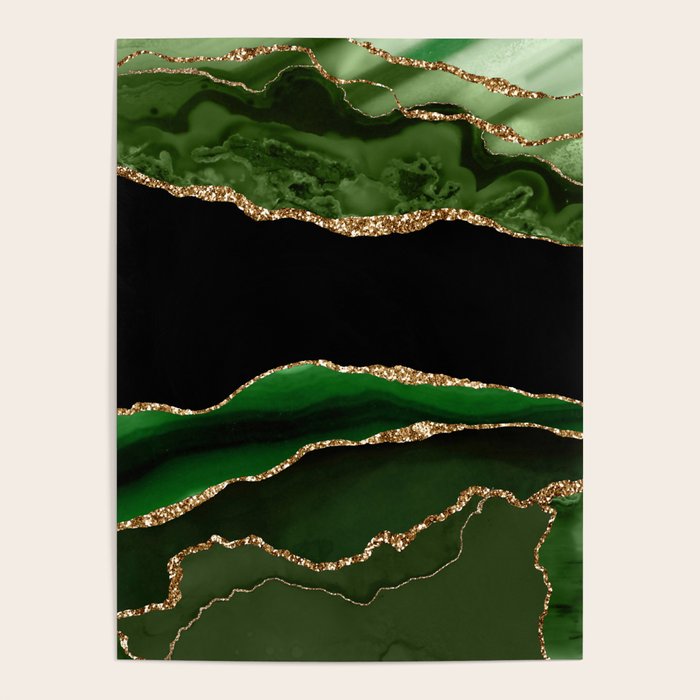 Emerald Marble Glamour Landscapes Poster Gallery Image 4