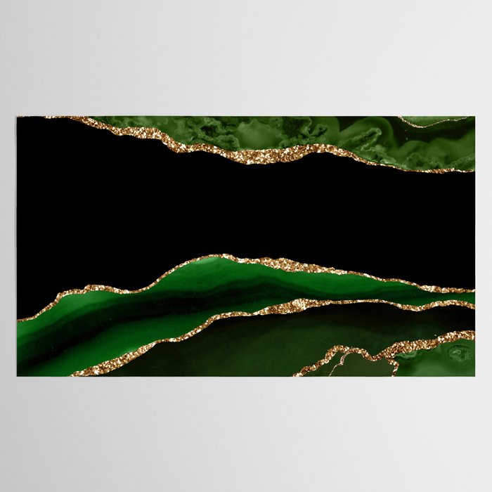 Emerald Marble Glamour Landscapes Tablecloth Gallery Image 2