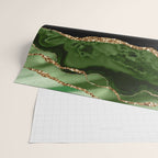 Emerald Marble Glamour Landscapes Wrapping Paper Gallery Image 2