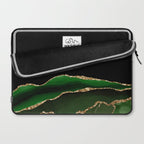 Emerald Marble Glamour Landscapes Laptop Sleeve Gallery Image 2