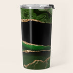 Emerald Marble Glamour Landscapes Travel Mug Gallery Image 2