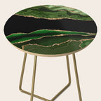 Emerald Marble Glamour Landscapes Side Table Gallery Image 2