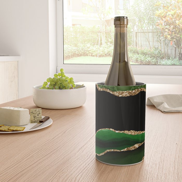 Emerald Marble Glamour Landscapes Wine Chiller Gallery Image 4