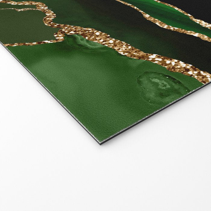 Emerald Marble Glamour Landscapes Welcome Mat Gallery Image 2