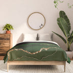 Emerald Marble Glamour Landscapes Comforter Gallery Image 3
