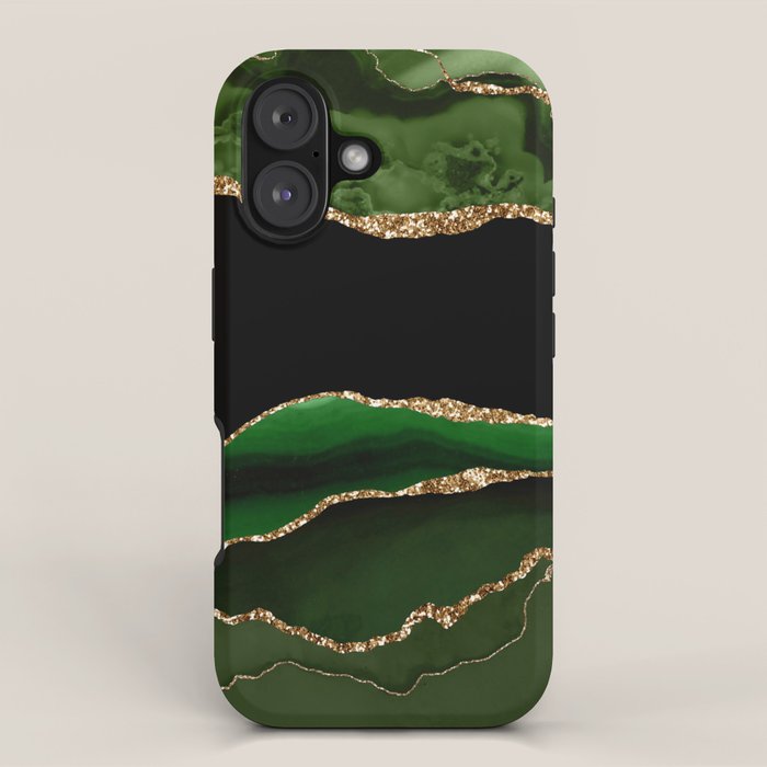 Emerald Marble Glamour Landscapes iPhone Case Gallery Image 1