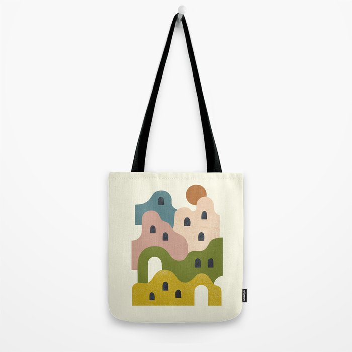 Adobe Village at Sunset Tote Bag Gallery Image 2