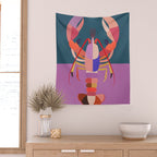 Abstract Lobster Wall Tapestry Gallery Image 2