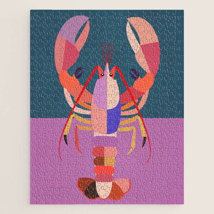Abstract Lobster Jigsaw Puzzle Gallery Image 1