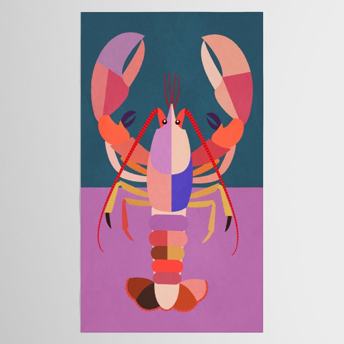 Abstract Lobster Tablecloth Gallery Image 2