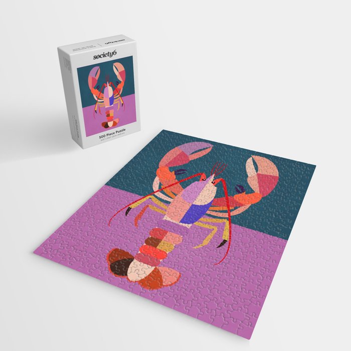 Abstract Lobster Jigsaw Puzzle Gallery Image 2