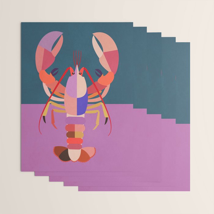Abstract Lobster Wrapping Paper Gallery Image 3
