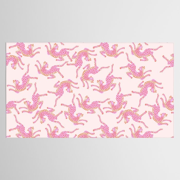 Just pink jungle life Tablecloth Gallery Image 2