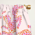 Just pink jungle life Window Curtain Gallery Image 2