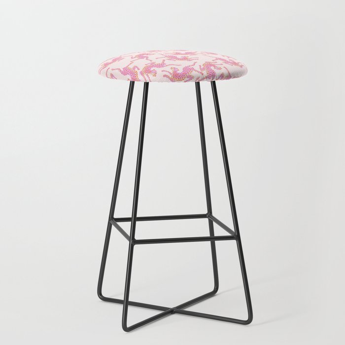 Just pink jungle life Stool Gallery Image 1