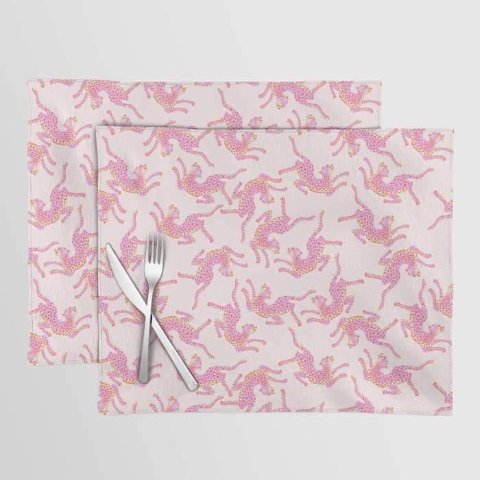 Just pink jungle life Placemat Gallery Image 1
