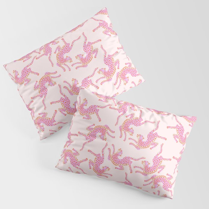 Just pink jungle life Pillow Sham Gallery Image 1