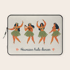 Hawaiian hula dancers young pretty woman  Laptop Sleeve Gallery Image 1