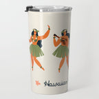 Hawaiian hula dancers young pretty woman  Travel Mug Gallery Image 3