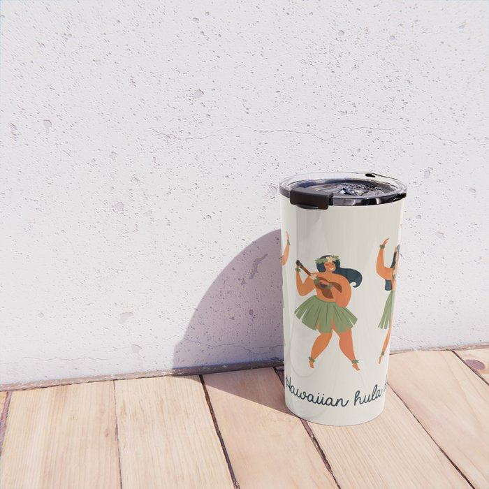 Hawaiian hula dancers young pretty woman  Travel Mug Gallery Image 4