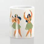 Hawaiian hula dancers young pretty woman  Coffee Mug Gallery Image 4