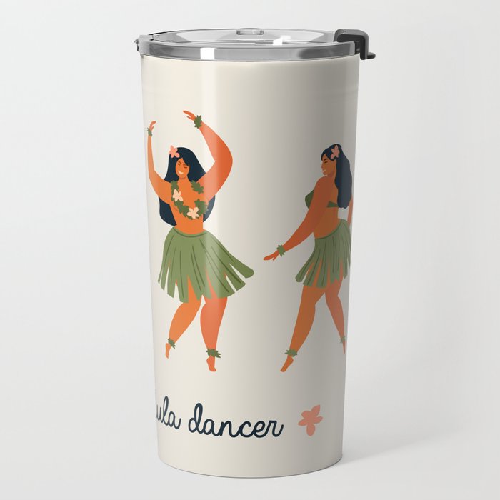 Hawaiian hula dancers young pretty woman  Travel Mug Gallery Image 2