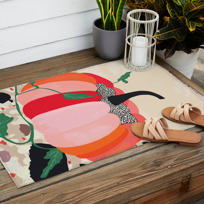 Pumpkin Outdoor Rug Gallery Image 2