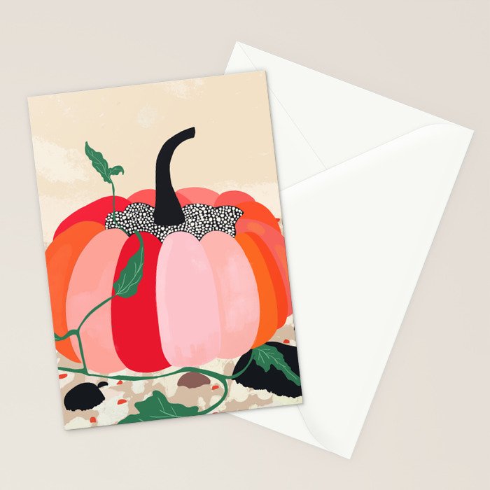 Pumpkin Stationery Card Gallery Image 2