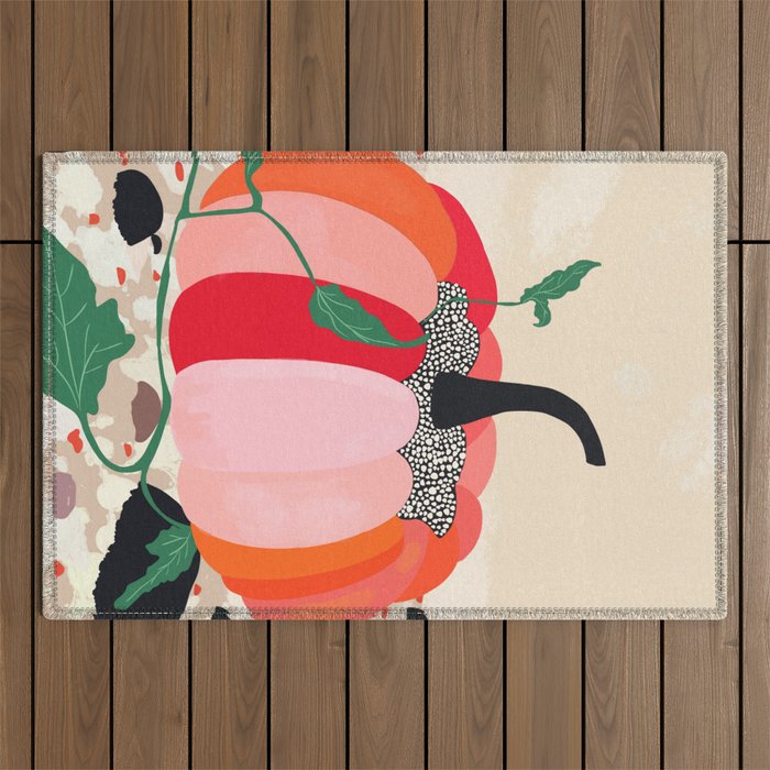 Pumpkin Outdoor Rug Gallery Image 1