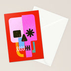 Encrypted Skull Stationery Card Gallery Image 2