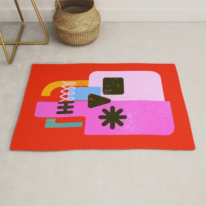 Encrypted Skull Rug Gallery Image 1