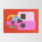 Encrypted Skull Rug Gallery Image 2