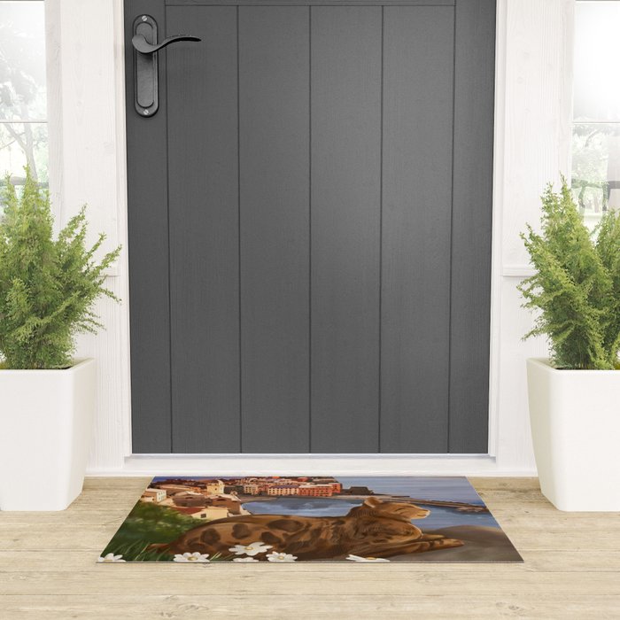 Whiskers in the Wildflowers Welcome Mat Gallery Image 3