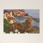 Whiskers in the Wildflowers Welcome Mat Gallery Image 1