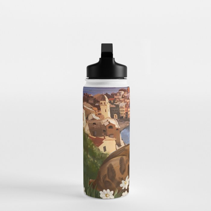 Whiskers in the Wildflowers Water Bottle Gallery Image 3