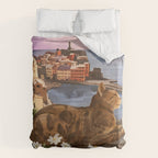 Whiskers in the Wildflowers Duvet Cover Gallery Image 6