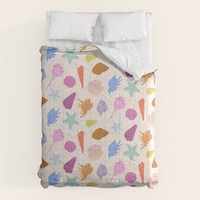 Rainbow Seashells Comforter Gallery Image 1