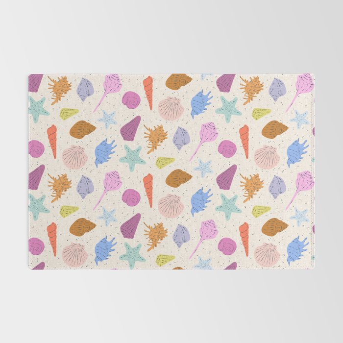 Rainbow Seashells Rug Gallery Image 2