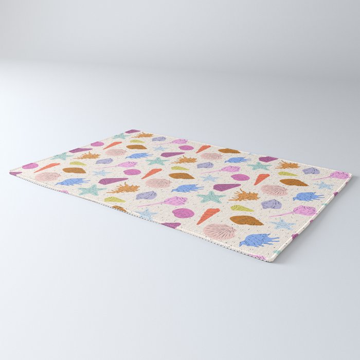 Rainbow Seashells Rug Gallery Image 3