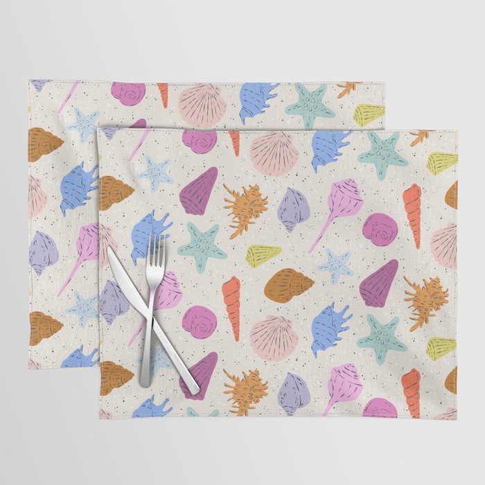 Rainbow Seashells Placemat Gallery Image 1