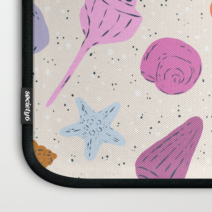 Rainbow Seashells Laptop Sleeve Gallery Image 3
