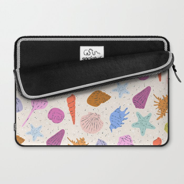 Rainbow Seashells Laptop Sleeve Gallery Image 2