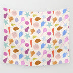 Rainbow Seashells Wall Tapestry Gallery Image 4