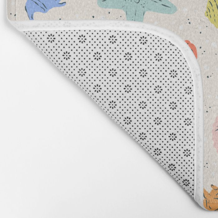 Rainbow Seashells Bath Mat Gallery Image 2