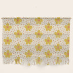 Retro 70s 60s Pattern Flowers #illustration #painting Wall Hanging Gallery Image 1