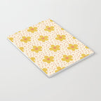 Retro 70s 60s Pattern Flowers #illustration #painting Notebook Gallery Image 3