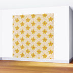 Retro 70s 60s Pattern Flowers #illustration #painting Wall Mural Gallery Image 2