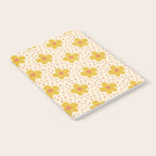 Retro 70s 60s Pattern Flowers #illustration #painting Notebook Gallery Image 2