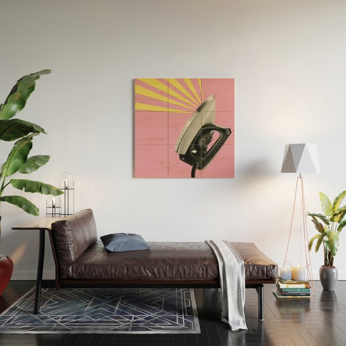 The Art of Ironing Wood Wall Art Gallery Image 2