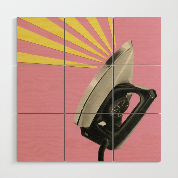The Art of Ironing Wood Wall Art Gallery Image 1